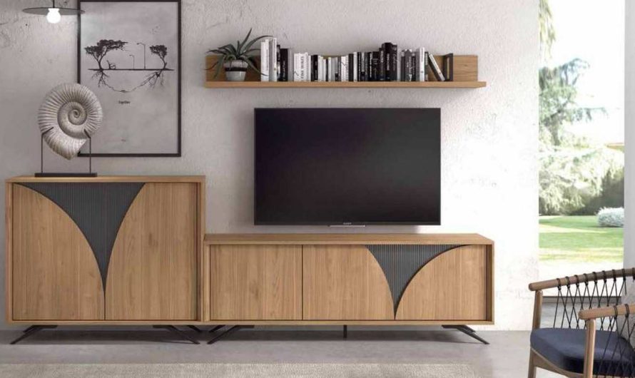 Fusion estetica y funcionalidad con el mueble de salon Aire