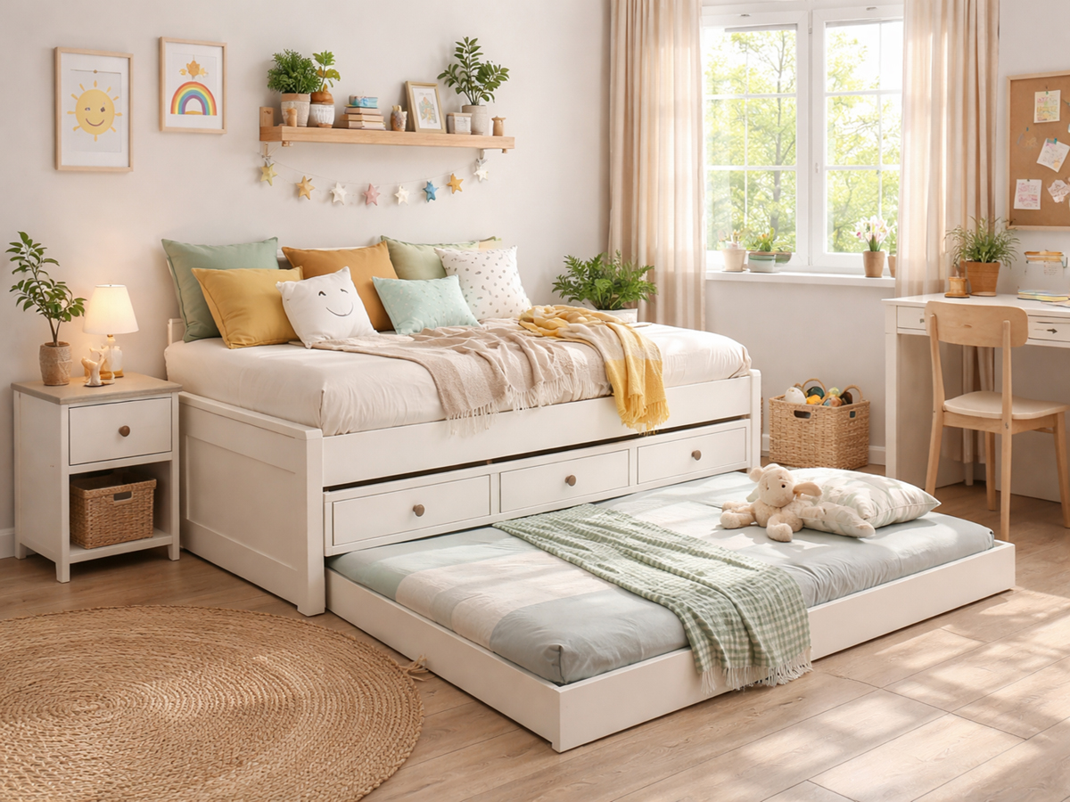  ¿Por qué elegir una cama nido para dormitorios pequeños?