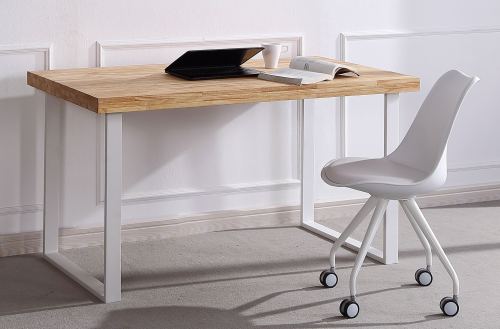 mesa estudio natural 120 x 60 cm roble nordish / blanco. Modelo 0001450020011 