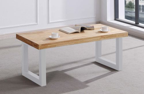 mesa centro elevable loft 120 x 60 cm roble nordish/ blanco Modelo 0002490020011 