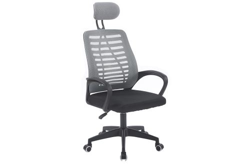 sillon giratorio con reposacabezas kneck red transpirable negro / gris Modelo 0014450024334 