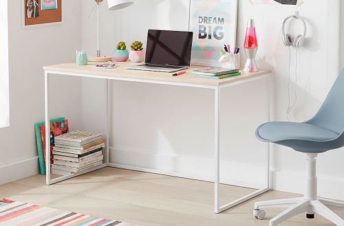 mesa estudio mia roble nordish / blanco 120 x 60 cm. Modelo 0503000020019 
