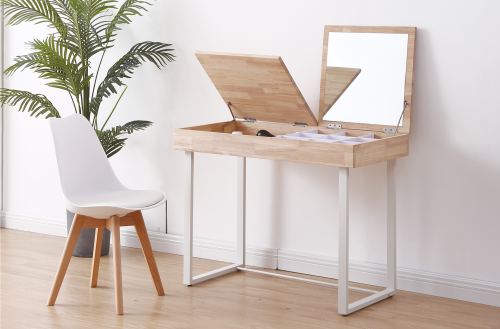 mesa / tocador con espejo pretty 100 x 50 cm nordish / Modelo 0503800020010 