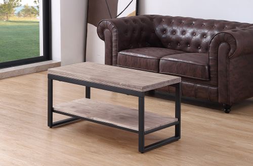 mesa centro elevable y extensible steve 100 x 45 cm roble Modelo 0503950020014 