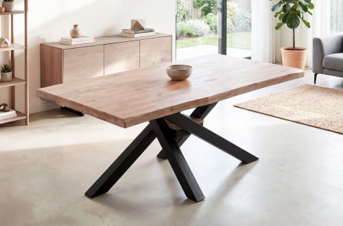 mesa comedor fija xena 180 x 100 cm roble honey / Modelo 0600450020114 