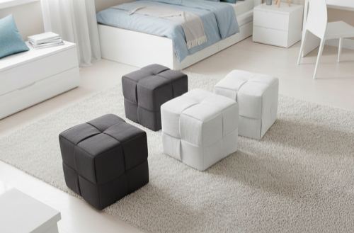 puff 45 x 45 cm corduroy nata Modelo 0702150029001 
