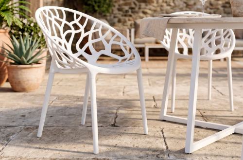 silla comedor exterior / interior dolce pp blanco Modelo 0900190020001 