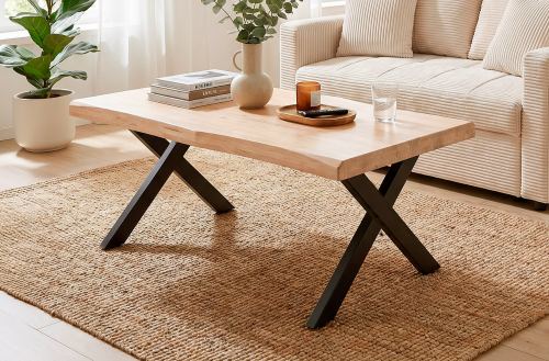 mesa centro elevable xena 120 x 66 cm tapa con forma roble Modelo 3004500020110 