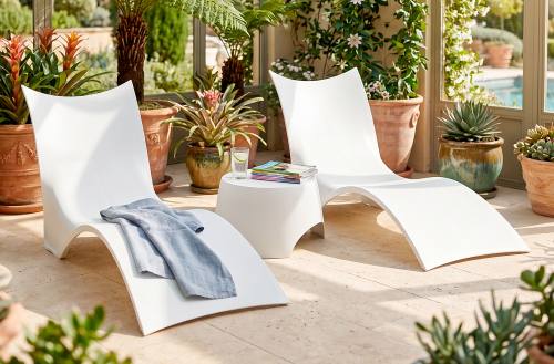 tumbona de exterior cala blanco Modelo 9005100020001 