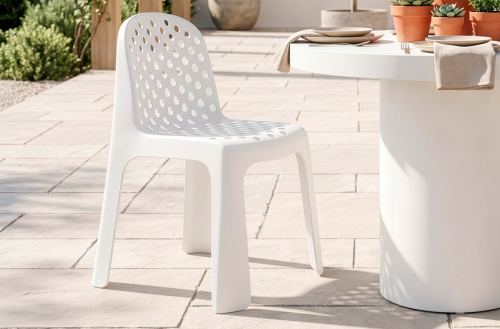 silla de exterior bark blanco Modelo 9005350020001 