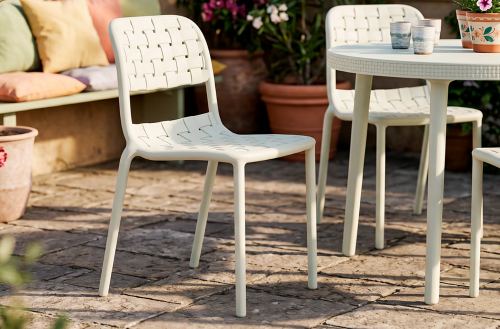 silla de exterior bora blanco crema Modelo 9005400020001 