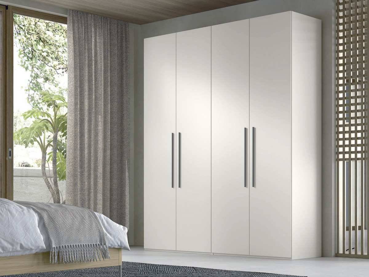  armario 4 puertas 180 x 220 y tirador ter 60cm  . Modelo BASIC-25
