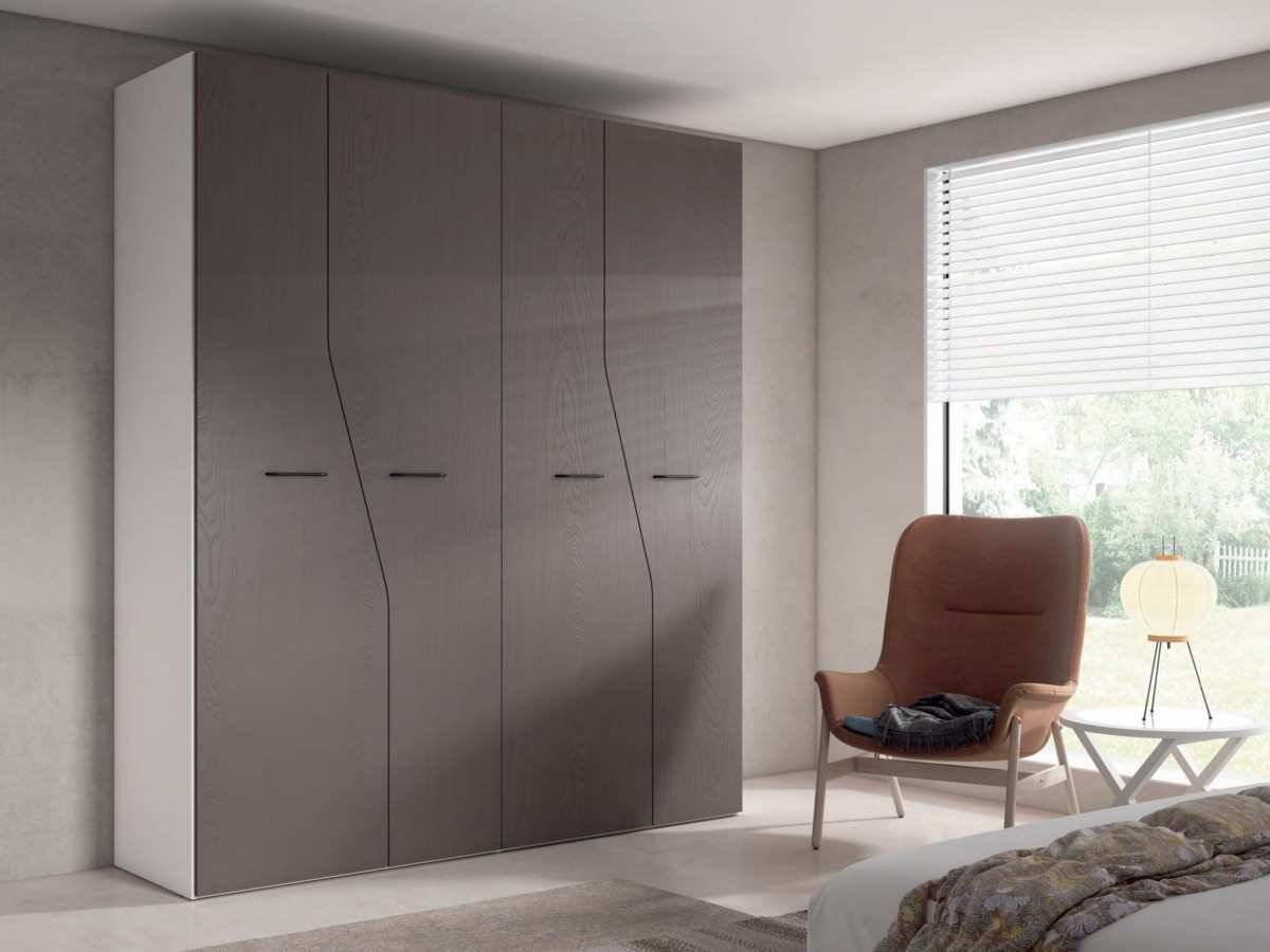  armario 4puertas batientes 199   cm   puerta moa. Modelo ARMARIO-CRETA-A14