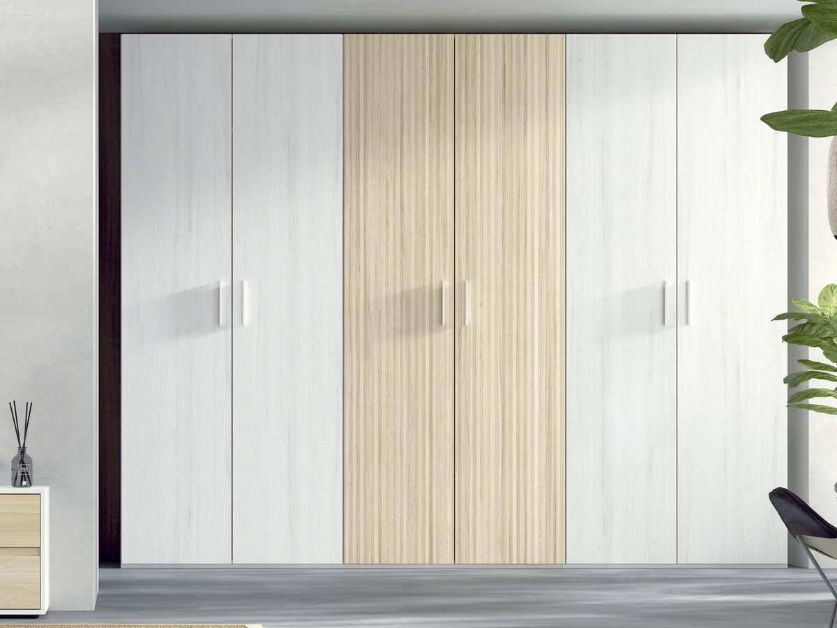  armario 6 puertas 270 x 220 ambar listado tirador ter 18. Modelo BASIC-28