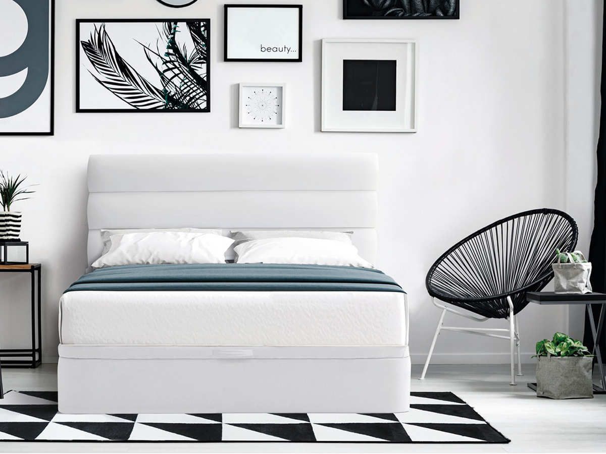  cabecero motivo horizontal curvado. Modelo LP-BOSTON
