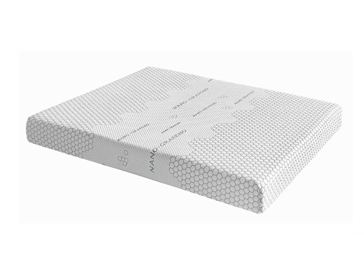  colchón con visco grafeno perfilada y hr medio. desenfundable con cremallera exterior oculta y funda interior termosellada, indeformable, anatómico, atérmico y recomendado para camas articuladas.. Modelo CHROME