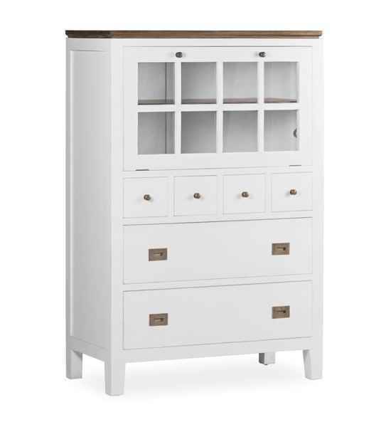  cómoda everest 4+2 cajones 1 puerta abatible 1 estante 90x45x135. Modelo 314009