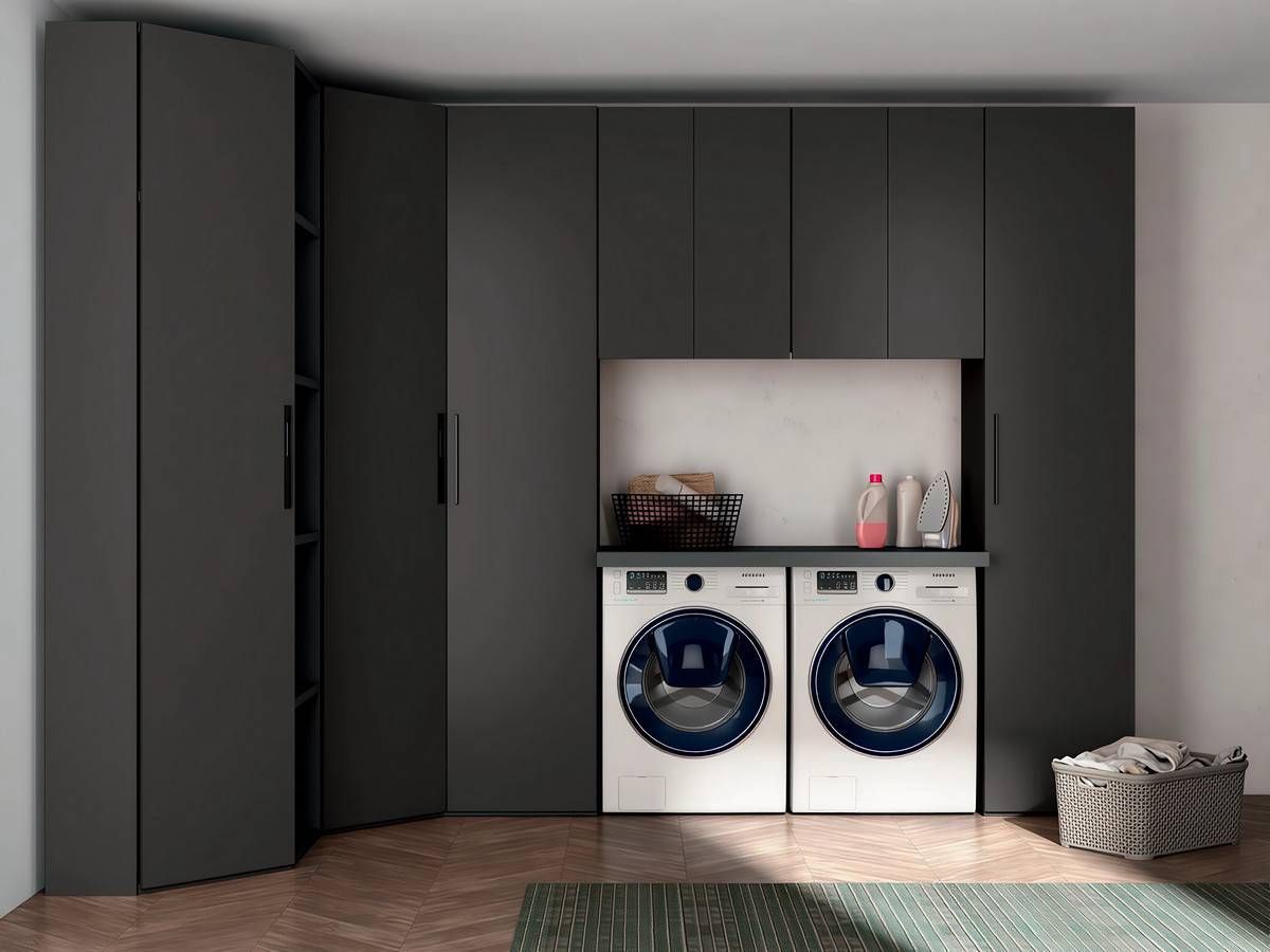  conjunto de armarios con diseño moderno y funcional para el dormitorio. Modelo SONNO-AM-09