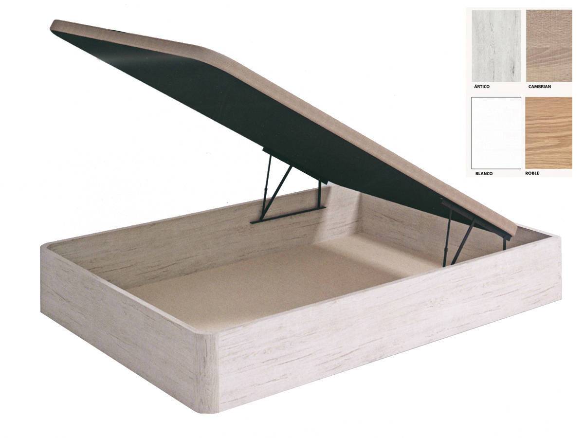  con entrega express y grosor de tablero 30 mm con capacidad de 28cm   y altura total 33 cm. colores disponibles blanco, cambrian, roble o ártico.  tapa tapizada en 3d color gris, blanca o beig. Modelo RASTER-SZ