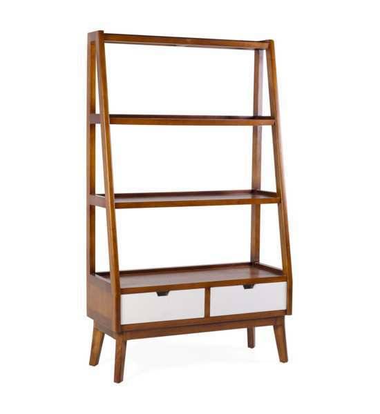  librería artic 3 estantes 2 cajones 100x16-40x170. Modelo 317006