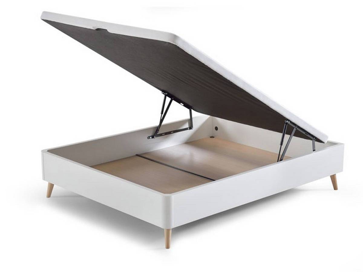  de madera con tapa elevable ath-20 está preparado para la altura ideal del robot de limpieza con 4 patas esquineras.. Modelo AZR-ATH-20