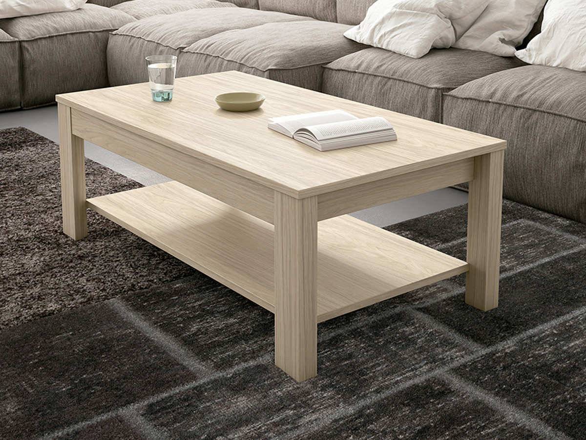 Mesa de Centro mesa-centro  elevable 110x60x42. Modelo CUBIKA-REF-989