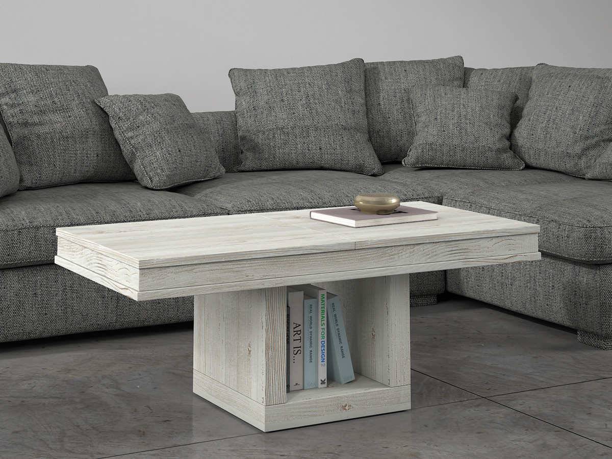 Mesa de Centro mesa-centro  elevable doble  110 x 55 x 45. Modelo MUEBLES-SALON-COMEDOR-MARE-MESA-CENTRO-350