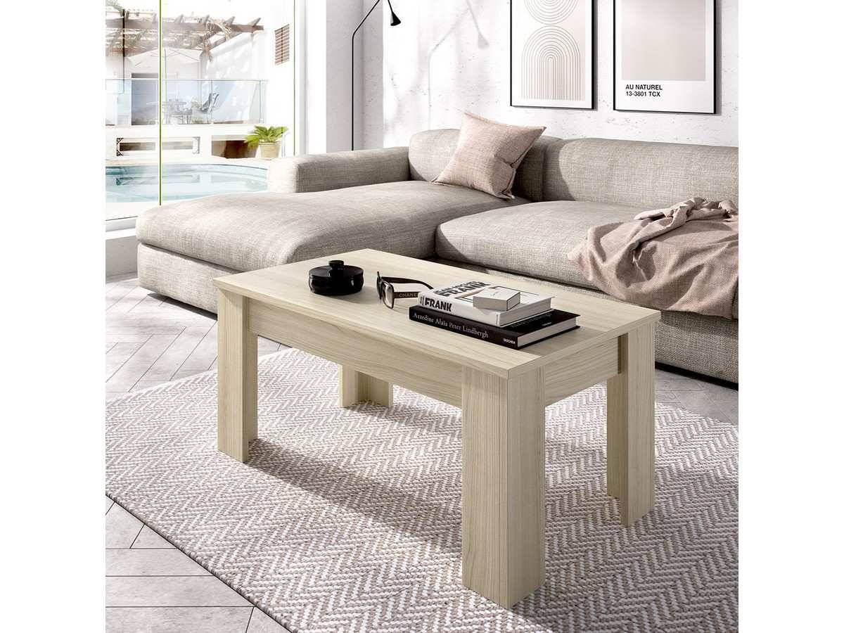  mesa centro elevable pata l de 100cm.. Modelo TRAY-9930