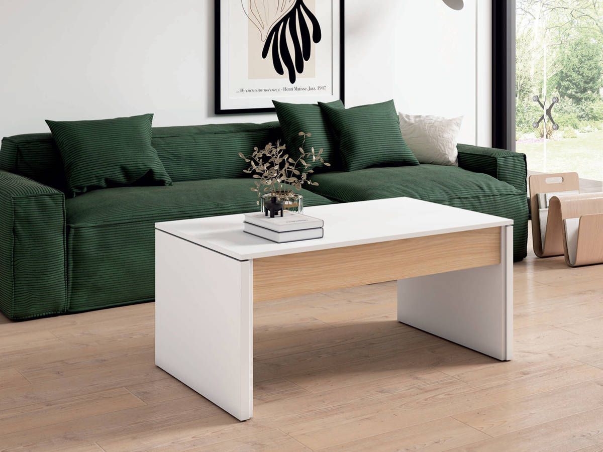 Mesa de Centro mesa centro elevable single
110x60 cm.. Modelo SINGLE-NOD