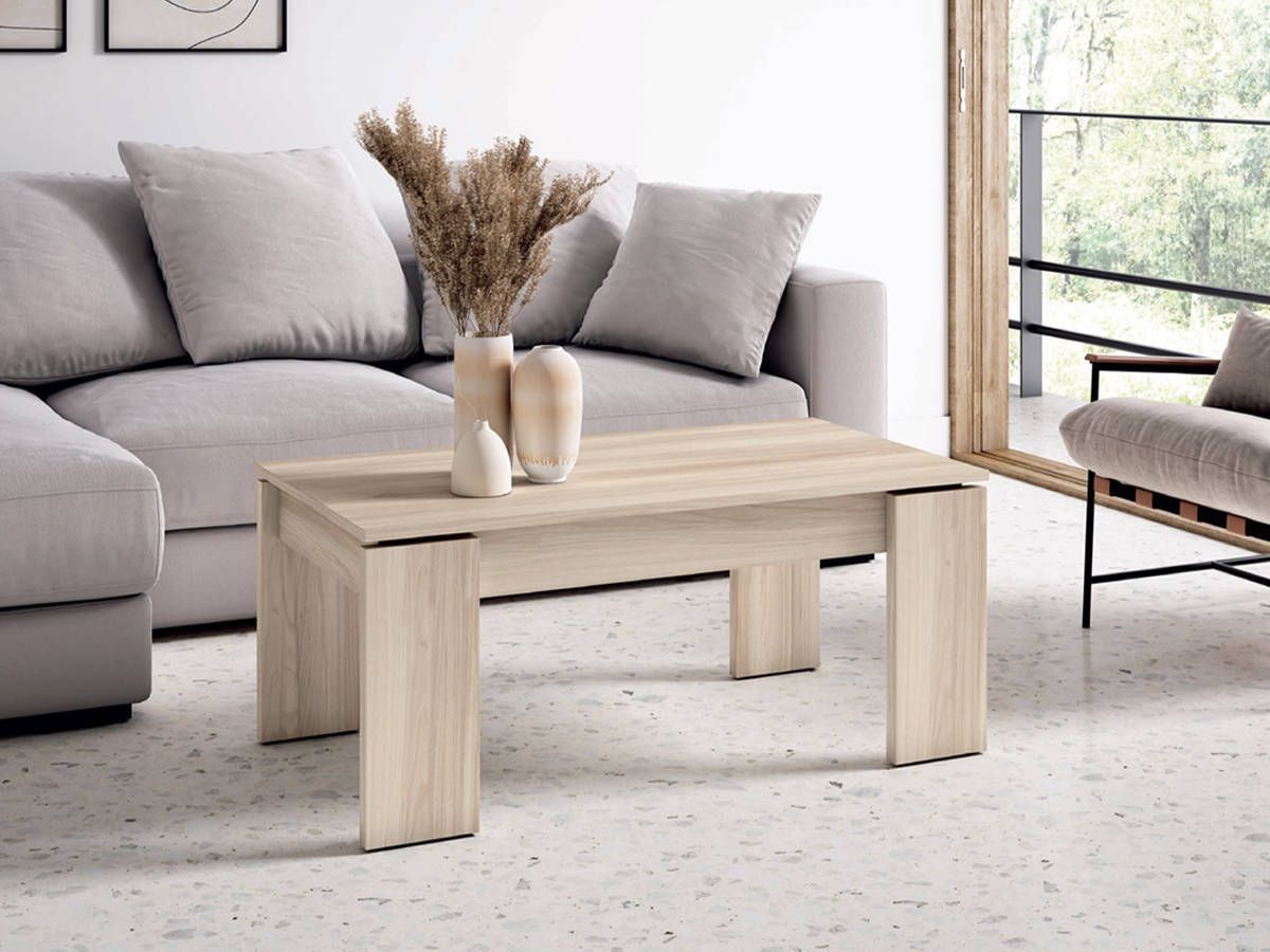 Mesa de Centro mesa centro elevable soul
110x60 cm.. Modelo SOUL-NOD