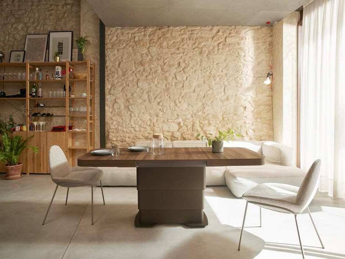Mesa de Centro mesa-centro multifuncional elevable convertible en mesa de comedor rectangular. pie metálico y sobre extensible con canto redondo o recto  acabados en  melaminicos / opcional chapa natural . medidas cerrada:120x75cm  medidas abierta:190x75cm  extensible apertura libro de 70cm más opciones de colores disponibles. Modelo MESA-CENTRO-COMEDOR-ELEVABLE-ELEGANT-PMI