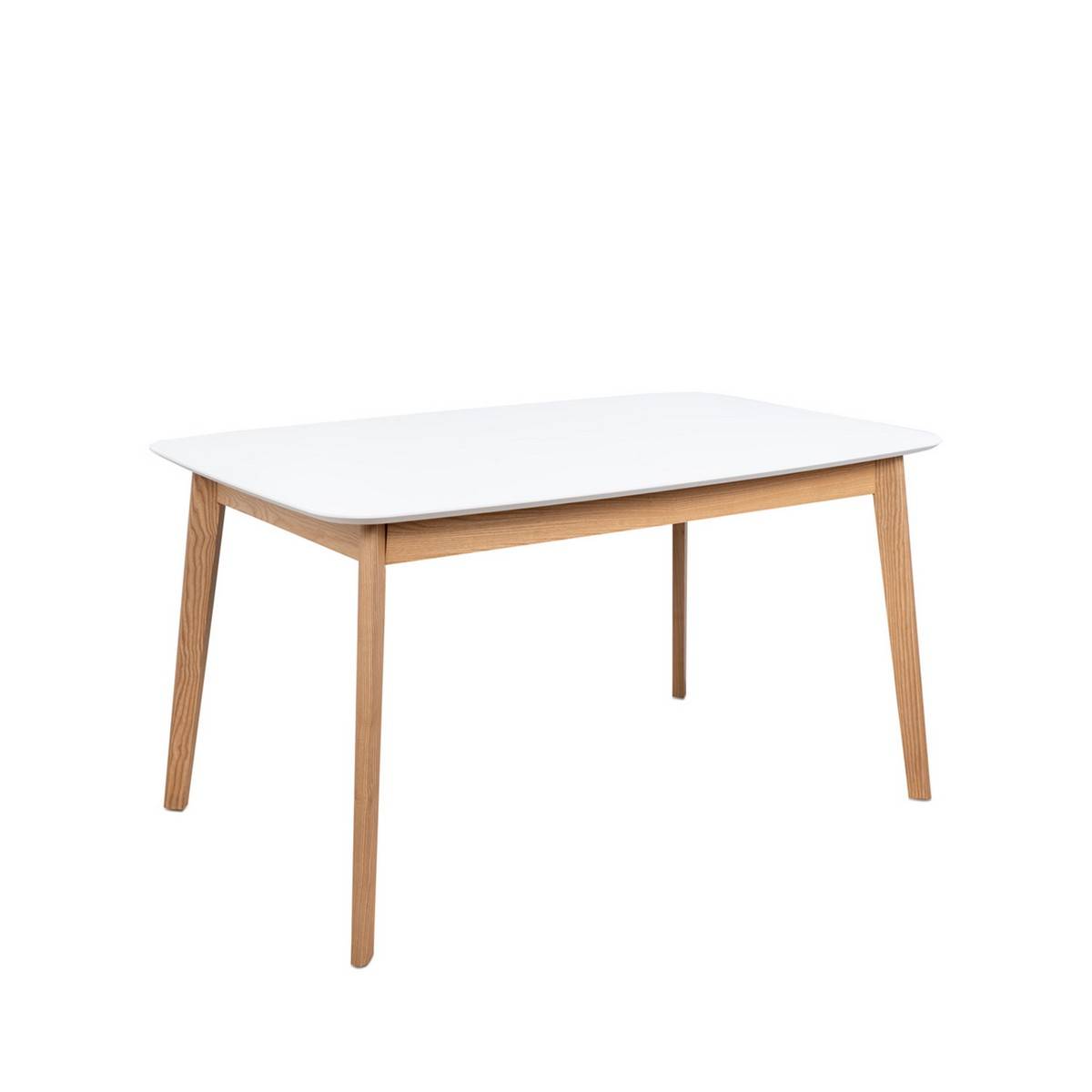 Mesa de comedor mesa extensible kenna 140 blanco-roble. Modelo 00MS202242