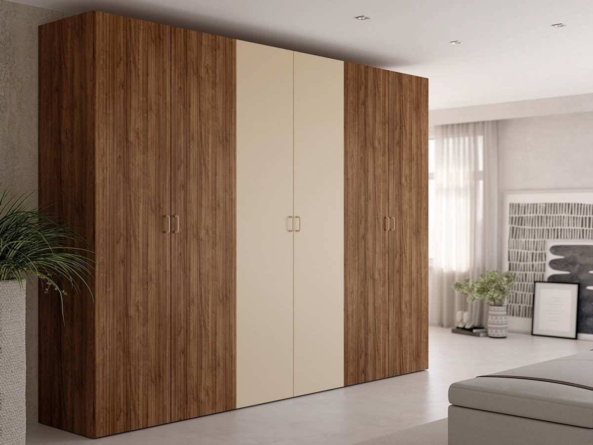 mueble armario de 299 con 6puertas lisas batientes. Modelo JORDAN-02