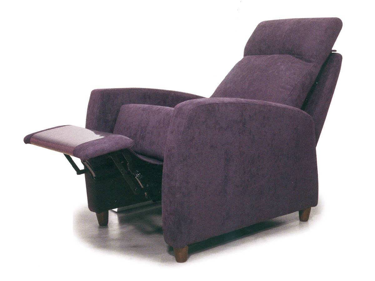  relax manual  desenfundables mediante cremalleras  con suspensión de muelles zig-zag y espuma de 30 kg. Modelo SILLON-EROS-RELAX-EMPUJE-TSR