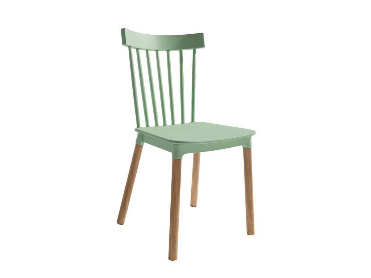  silla moderna para cocina en color verde musgo, con patas de madera. Modelo BGL-DUBLIN-MUSGO