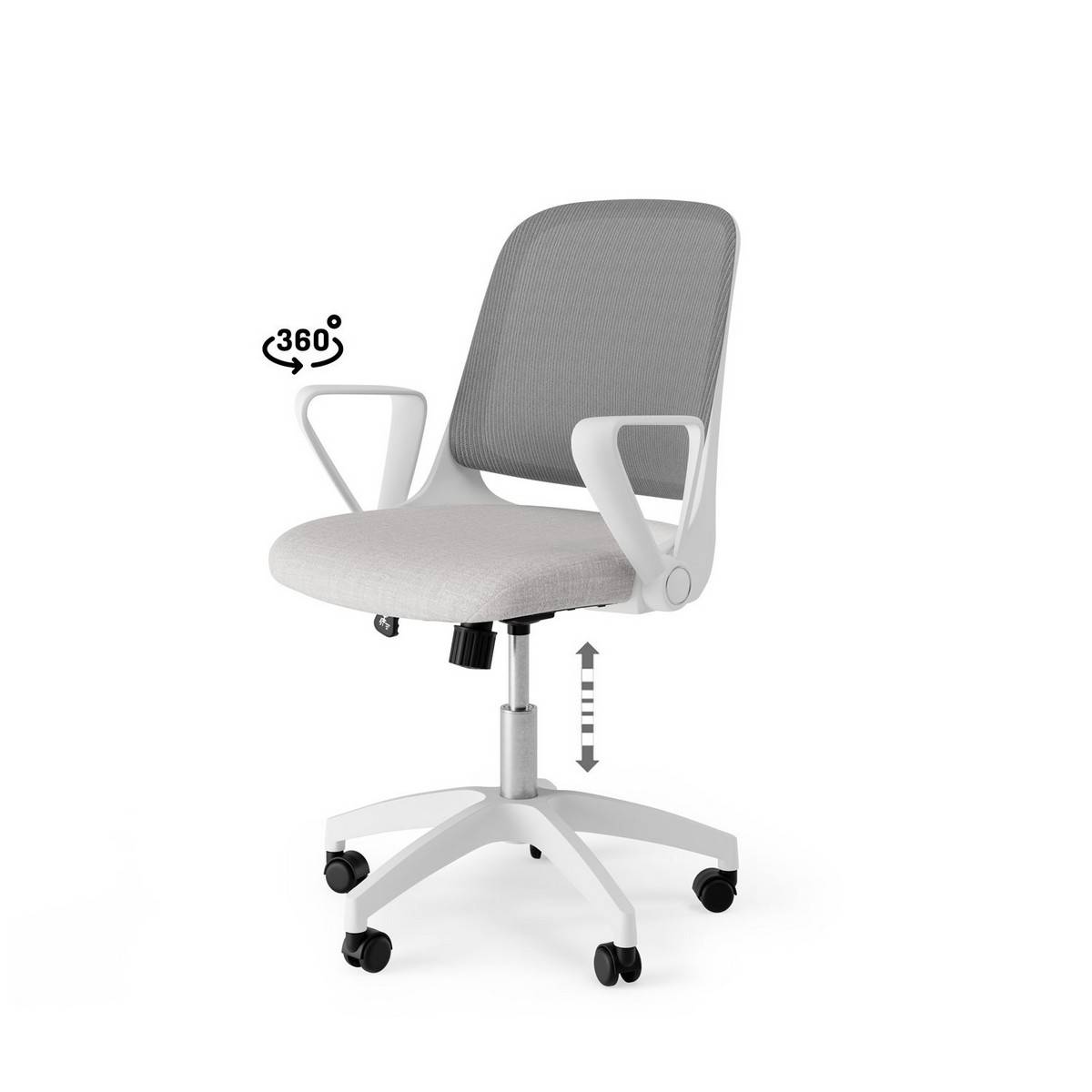  silla oficina siracusa gris. Modelo 00OF100821