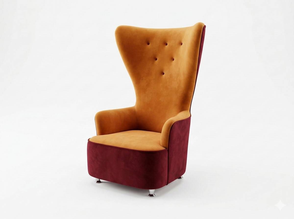  sillon con diseño original y detalles en capitone. Modelo SILLON-MALEFICA