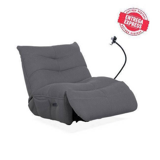  sillon modelo  dimian motor electrico tela  color  gris. Modelo 10145019000111
