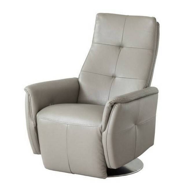  sillon modelo  morfeo piel  color  piedra relax manual. Modelo 10145019000087