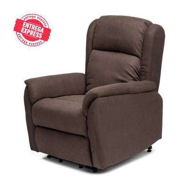  sillon modelo  dom powerlift  color  choco tela. Modelo 10145043000043