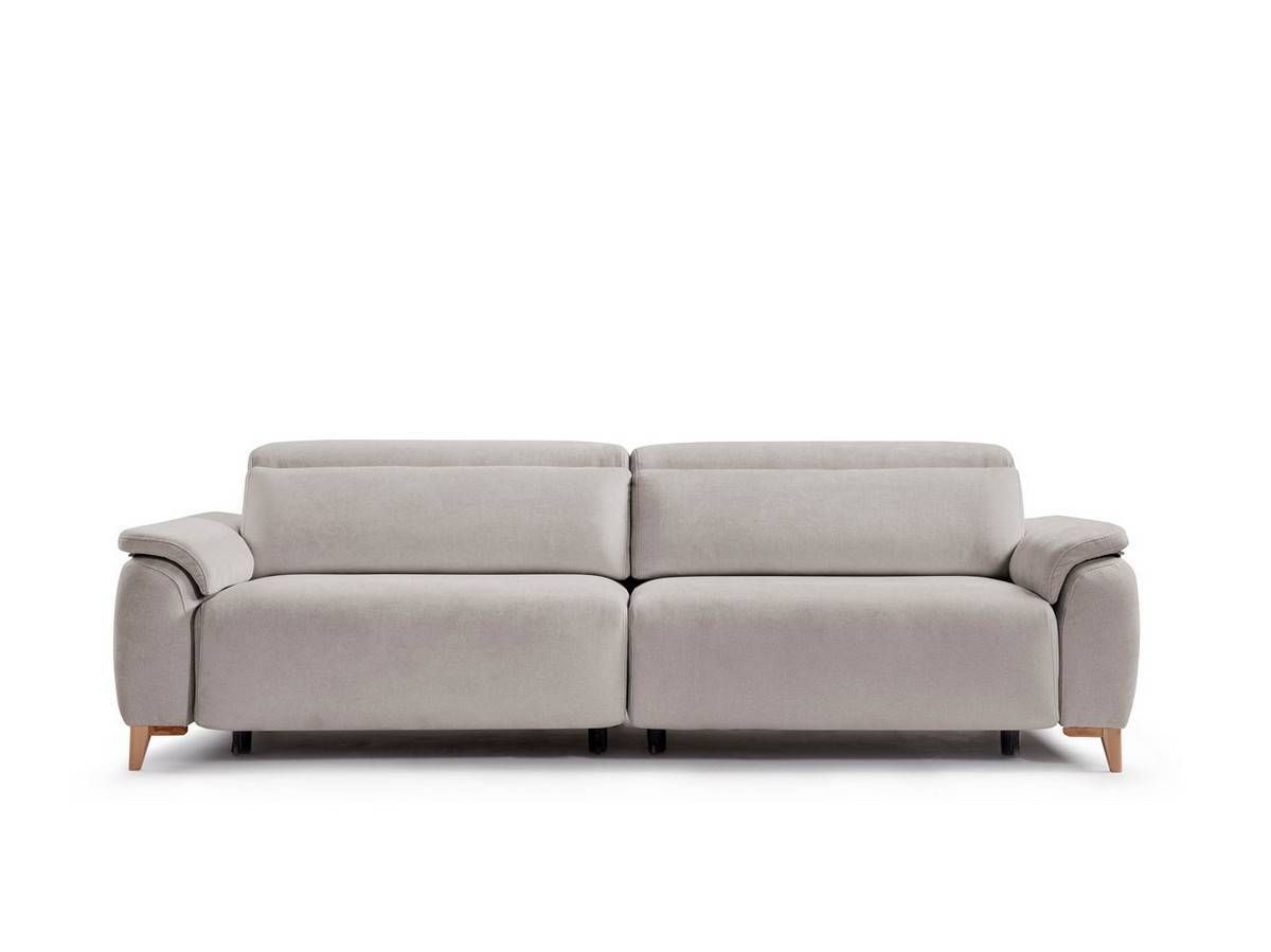  sofá kalma 206 cm con asientos viscoelásticos 35kg, muelles zz, respaldos adaptsystem y cabezales reclinables multiposición.. Modelo SOFA-KALMA-FTR