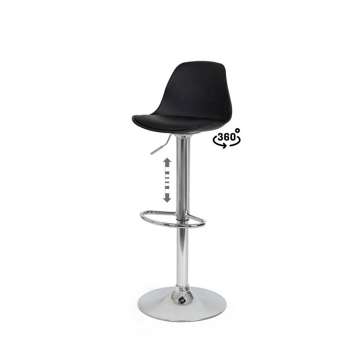  taburete regulable nelly negro. Modelo 00SL105201