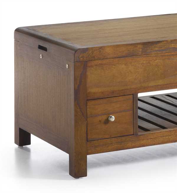  mesa centro flash 2 cajones 1 hueco top elevable 110x55x45-65. Modelo 301559, imagen 3