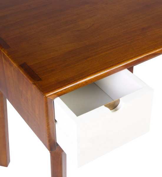  escritorio artic 2 cajones 1 hueco 120x55x76. Modelo 317005, imagen 3