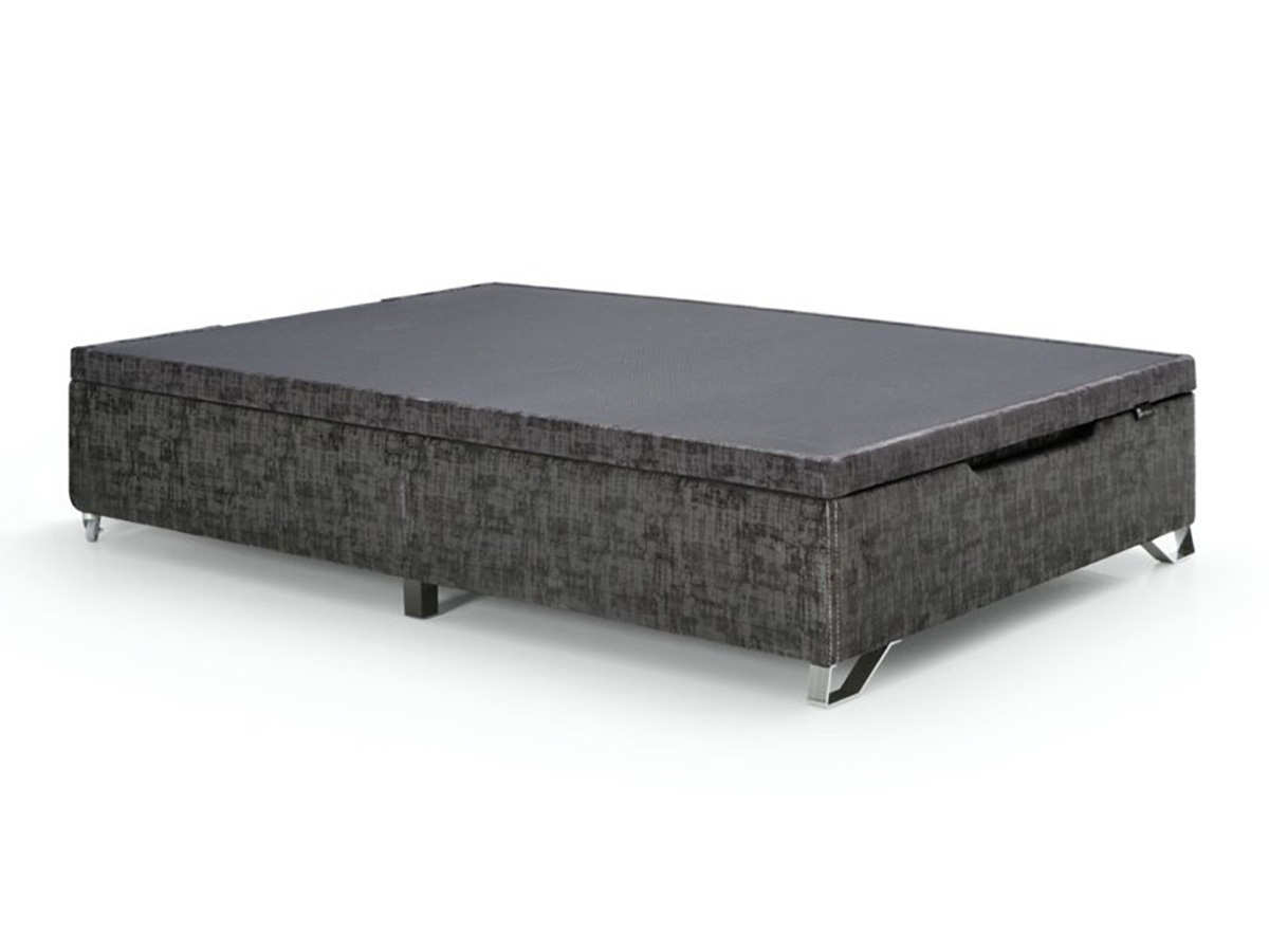  canape  tapizado en tela o polipiel  con patas de diseño elegante y gran espacio de almacenamiento. tapizado a la inglesa, con doble costura en esquina.. Modelo ADDA-PATAS, imagen 2