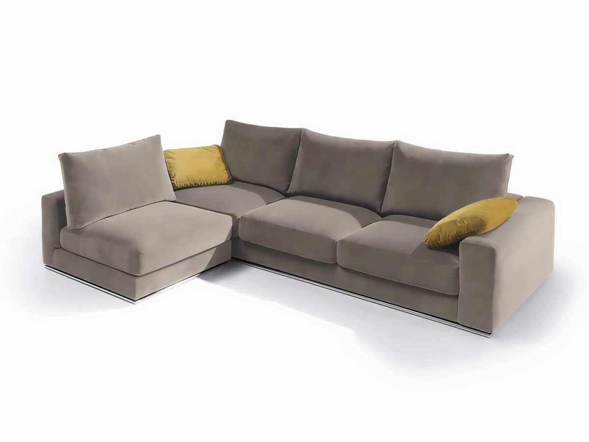  el sofá apolo de la nueva colección de divanistar cuenta con una estructura de madera de pino y un recubrimiento de espuma de poliuretano de 1,5 cm. los almohadones del asiento están hechos de asiento hr 30 kg con muelle ensacado para brindar mayor comodidad. el sofá apolo tiene patas metálicas y combina un estilo clásico en su frente con un diseño moderno y renovador en su retaguardia. es elegante, confortable y te brinda una sensación de descanso sereno y seguridad. con acabados de última generación, el sofá apolo está diseñado para satisfacer tus exigencias de bienestar.. Modelo APOLO, imagen 6