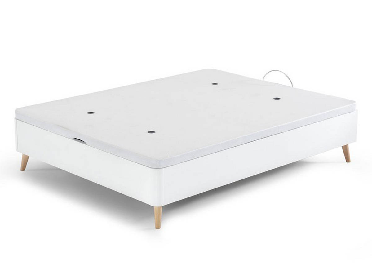  de madera con tapa elevable ath-20 está preparado para la altura ideal del robot de limpieza con 4 patas esquineras.. Modelo AZR-ATH-20, imagen 2