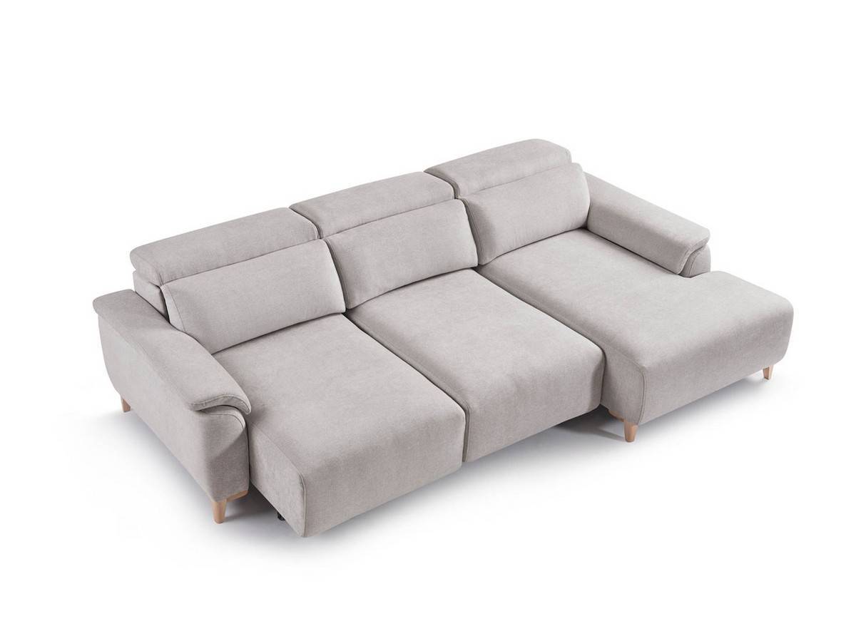  chaise longue kalma 290 cm con asientos viscoelásticos 35kg, muelles zz, respaldos adaptsystem y cabezales reclinables.. Modelo CHAISE-KALMA-FTR, imagen 5