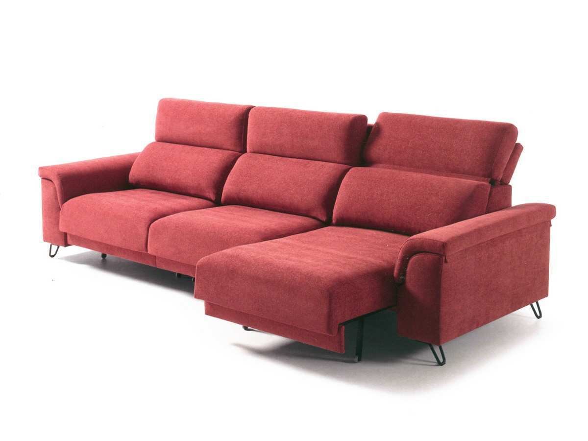  chaise longue de 291 cm con asientos,  respaldos reclinables y riñonera de viscolastica. Modelo CHAISE-TER-CLD, imagen 2