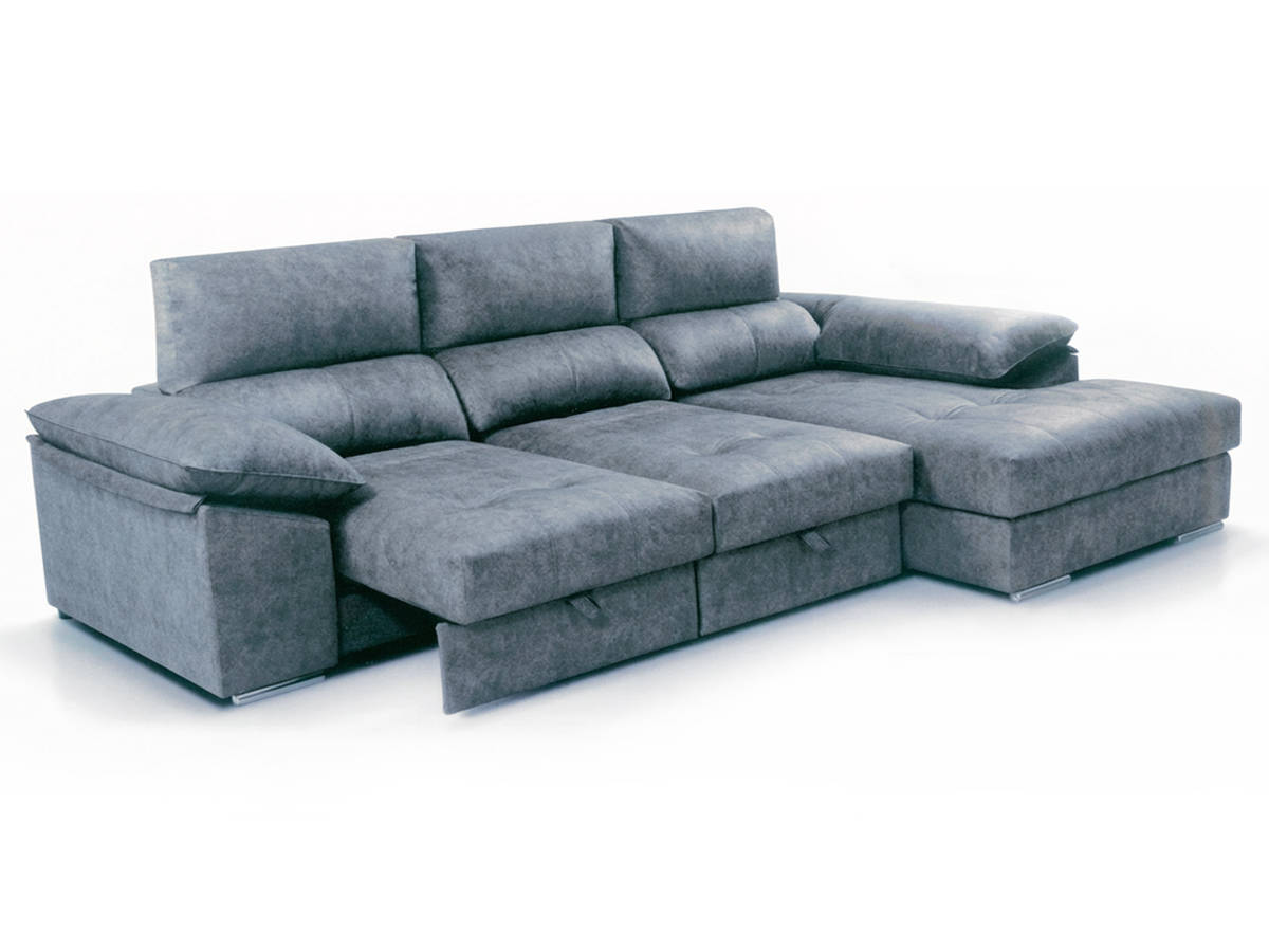  chaise entrega rapida 15 dias extensible de carro con arcon incluido y patas metálicas. Modelo CHAISE-ZEUS-TZ, imagen 5